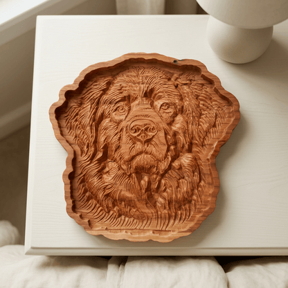 Newfoundland Catch-All Tray Solid Cherry Wood - NW Timber Studio