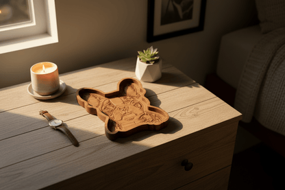 Boston Terrier Catch-All Tray - NW Timber Studio