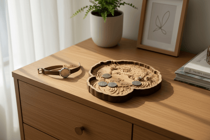 Bichon Frisé Catch-All Tray - NW Timber Studio