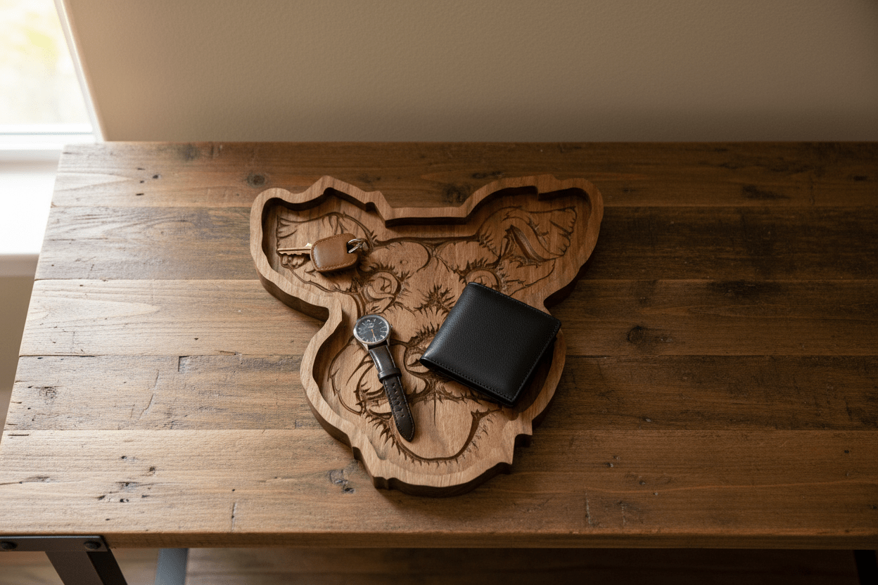 Schnauzer Catch - All Tray - NW Timber Studio