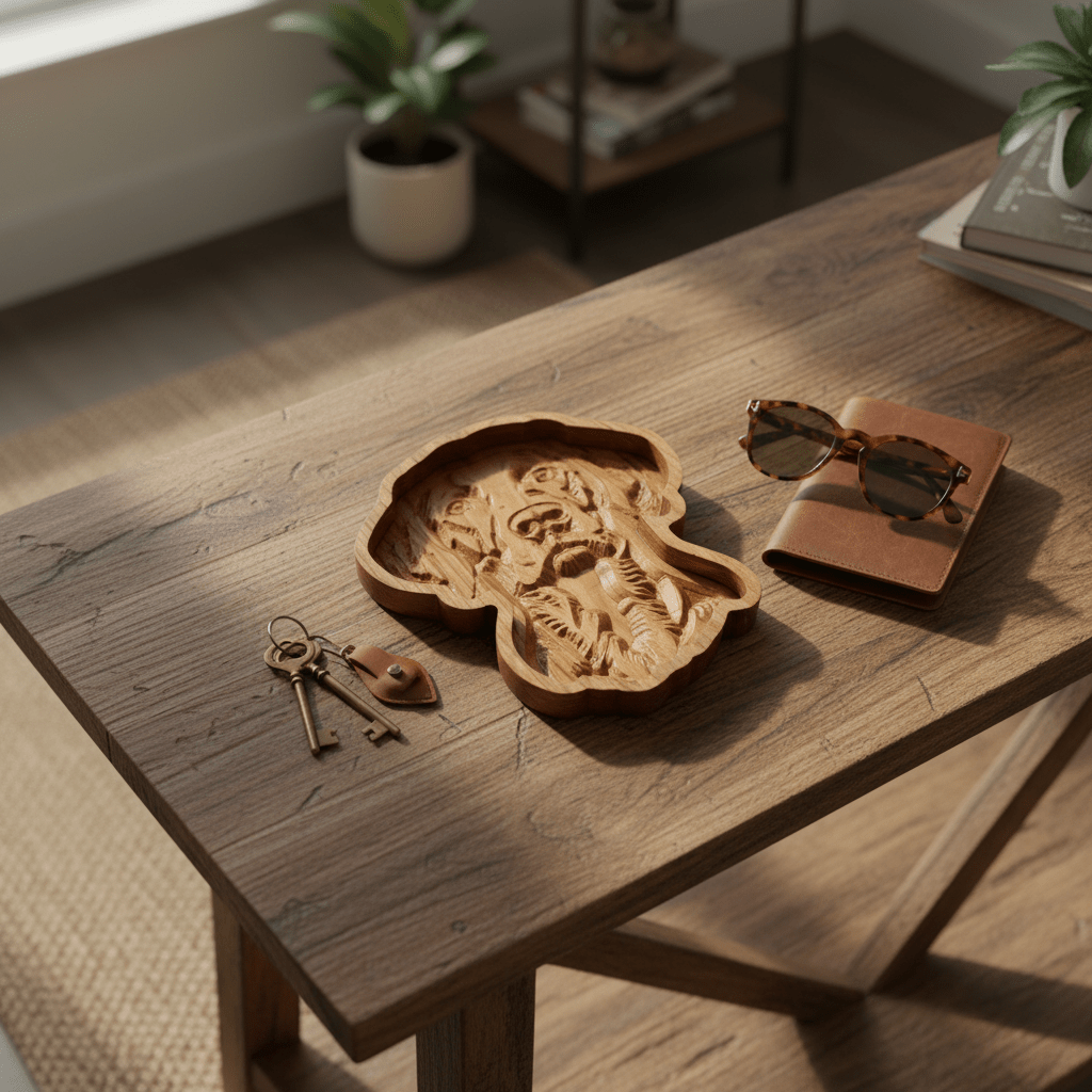 Weimaraner Catch-All Tray - NW Timber Studio