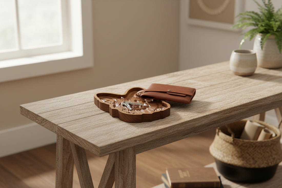 German Shepherd Tray Entryway Lifestyle