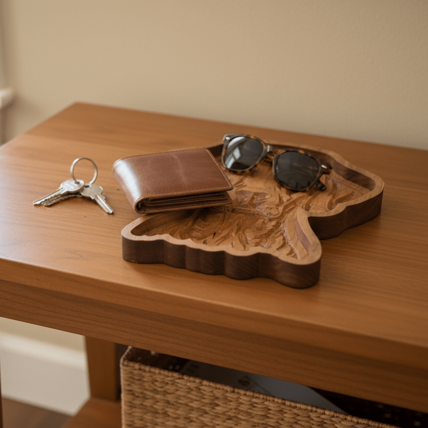 Vizsla Catch-All Tray Cherry Wood II - NW Timber Studio