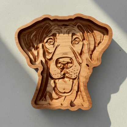 Great Dane Catch-All Tray Cherry Wood v2 - NW Timber Studio