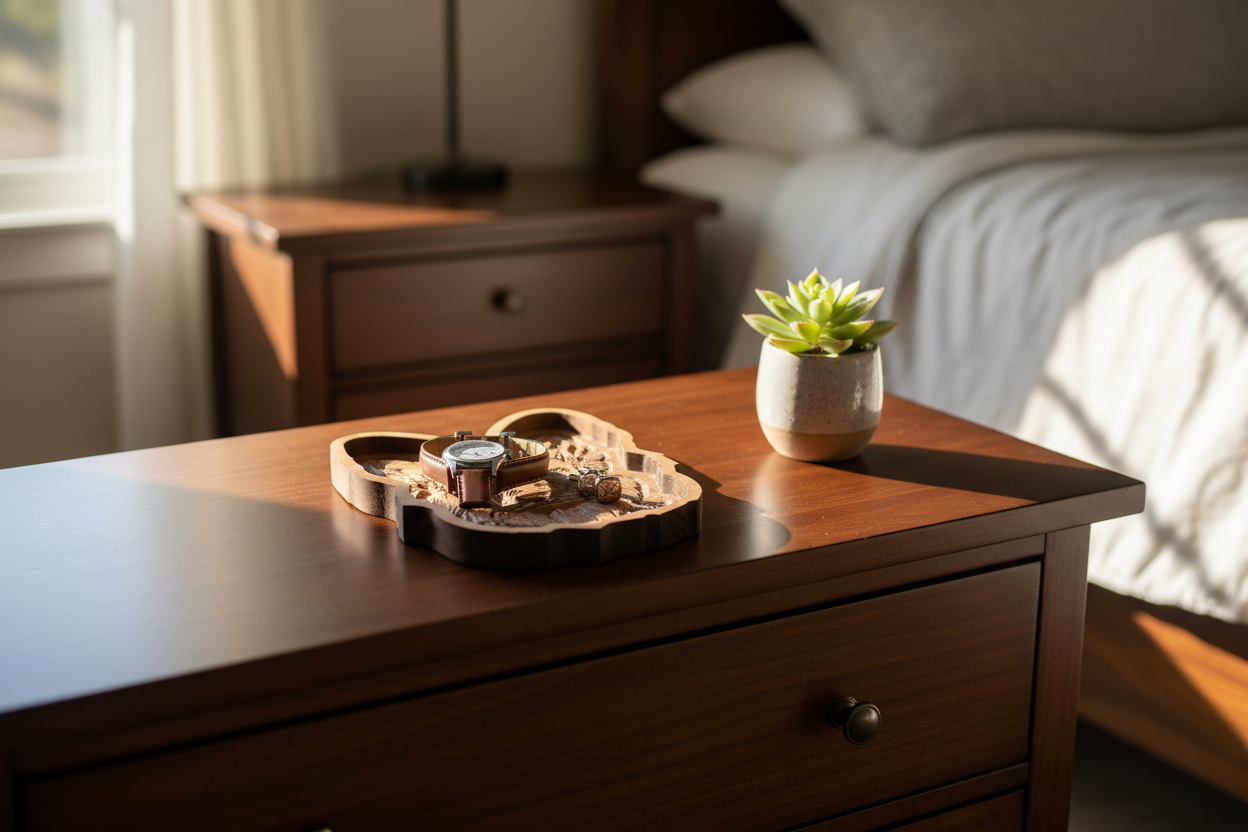 German Shepherd Tray Dresser Lifestyle