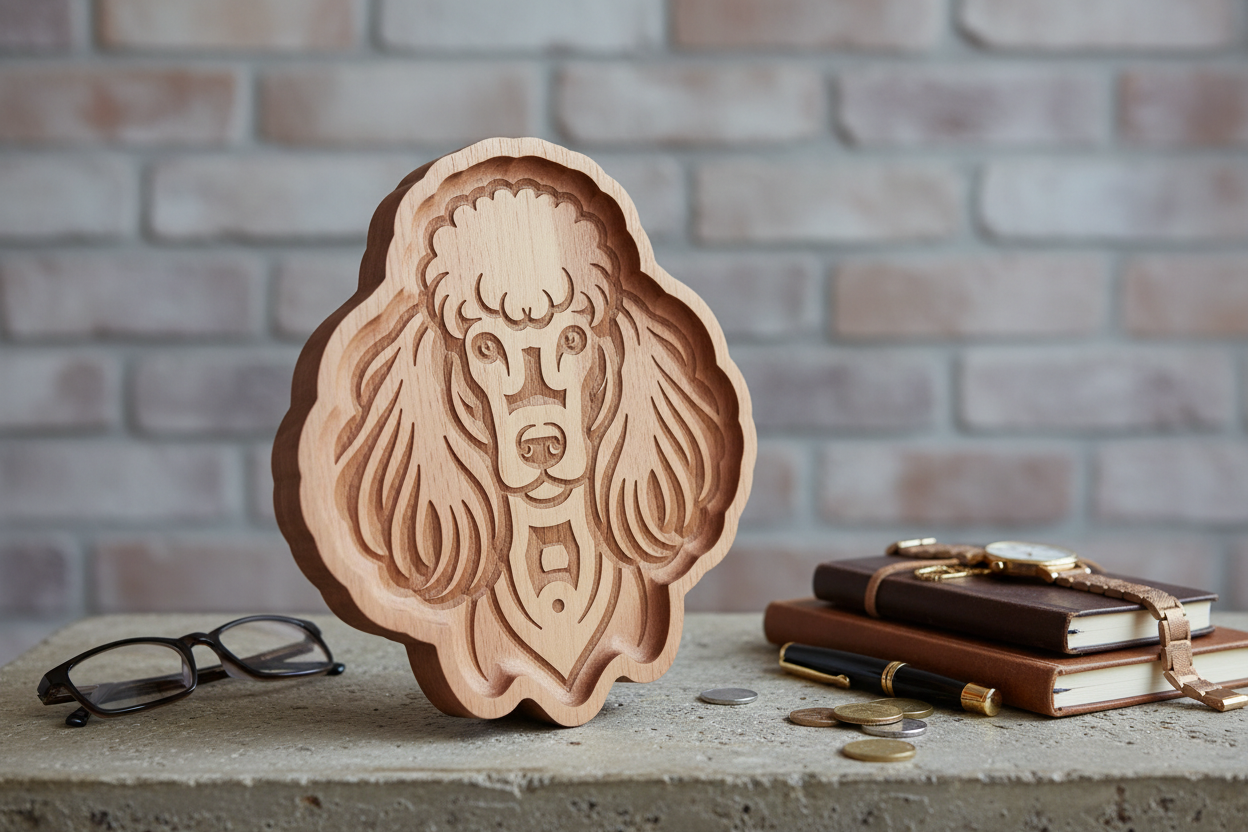 Poodle Tray - Boxer Ad Style